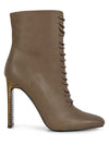 WYNDHAM Lace Up Leather Ankle Boots