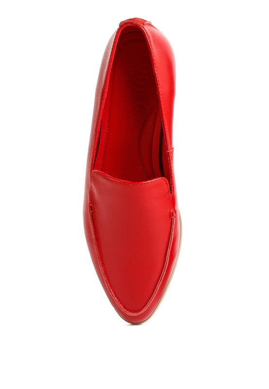 Richelli Metallic Sling Detail Loafers