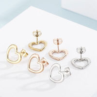 Heart Pendant Necklace, Bracelet and Stud Earrings Jewelry Set